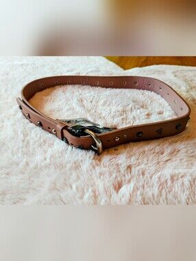 BNWT Studded Waist Belt in Dusty Pink